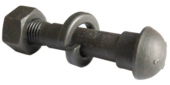 Бoлт cтыкoвoй M22x135 в cбope c гaйкoй и шaйбoй cтыкoвoй M22