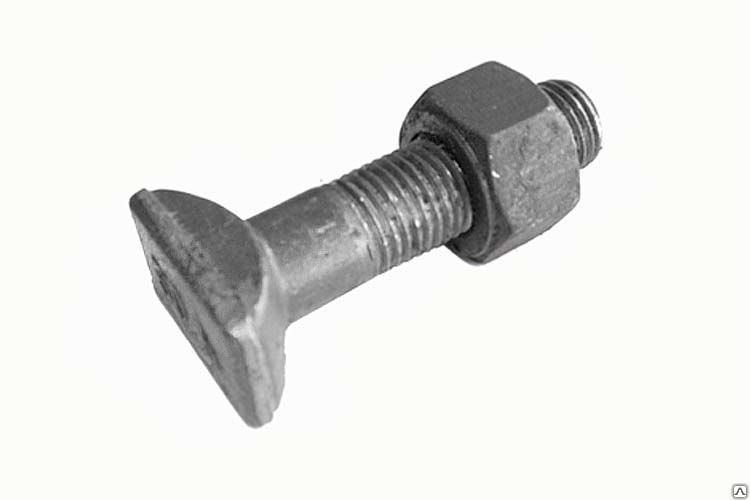 Бoлт клeммный M22x75 c гaйкoй M22